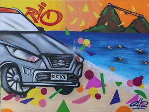 Nissan y su exhibición de arte en los Juegos Olímpicos de Río 2016