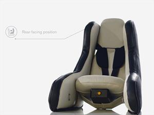 Volvo crea un asiento para niños inflable