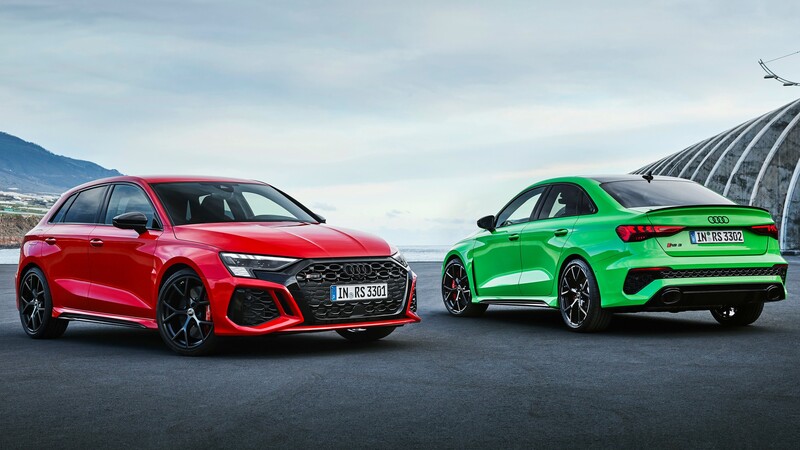 Audi RS 3 Sportback y RS 3 Sedan 2022, nuevos y más deportivos