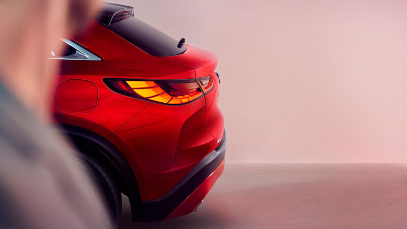 Infiniti QX55, la SUV coupé nipona se presentará en noviembre