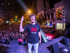 Ford estuvo en el primer aniversario de Vorterix
