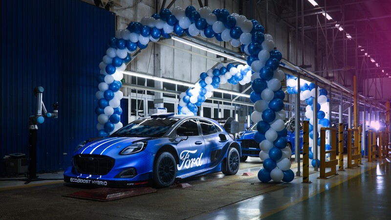 WRC 2022 Ford Puma Rally1 se presenta de forma espectacular
