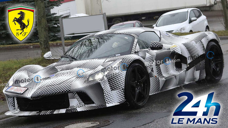 Ferrari ya prueba su nuevo hiperdeportivo con el competirá en Le Mans