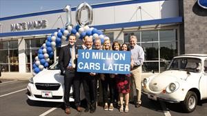 Subaru llega a 10 millones de automóviles vendidos en Estados Unidos