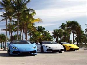 Lamborghini Huracán LP 610-4 Spyder invade Miami