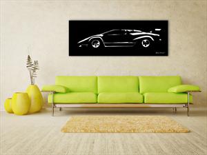 Conocé los Blackprints, arte automovilístico en negativo para tu hogar