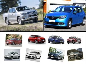 Los 10 autos más vendidos en Argentina en Enero de 2017