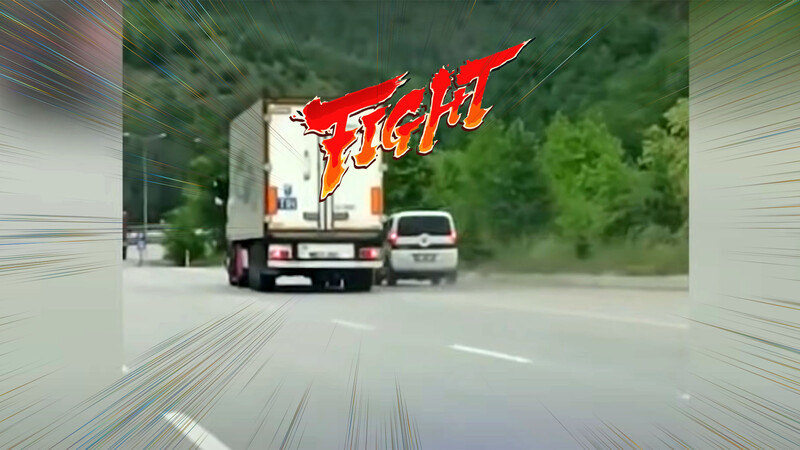 Video: FIAT Qubo pelea contra un camión ¿Quién gana?
