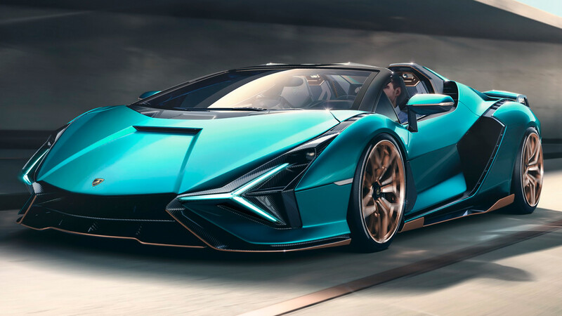 Lamborghini Sián Roadster, el convertible más poderoso de la marca es híbrido