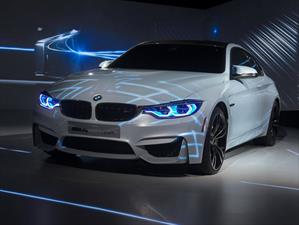 BMW M4 Concept Iconic Lights exhibe nuevas tecnologías de iluminación