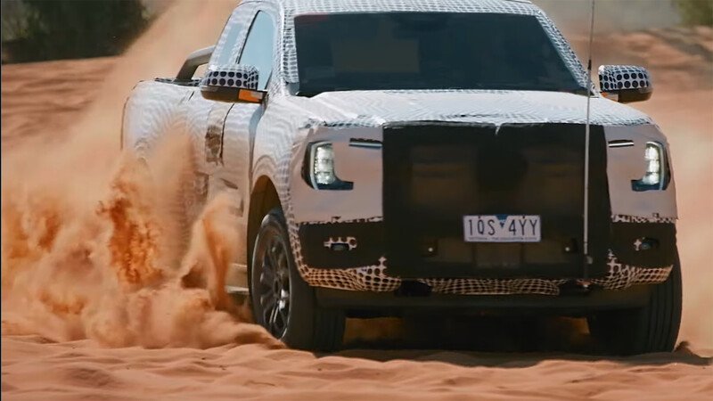 Nueva Ford Ranger llega en 2022 y ya la vemos en acción