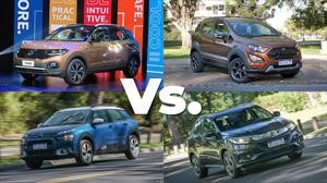 Volkswagen T-Cross Vs. la competencia