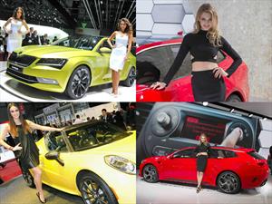 Las chicas del Auto Show de Ginebra 2015