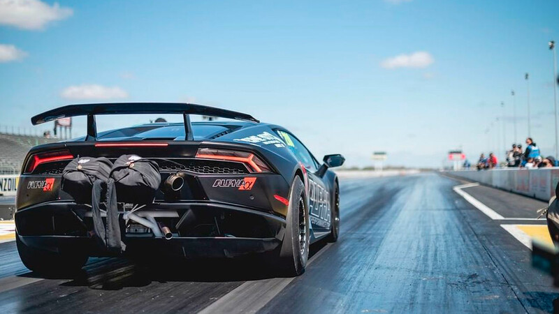 ¿Te imaginás correr una picada con un Lamborghini?