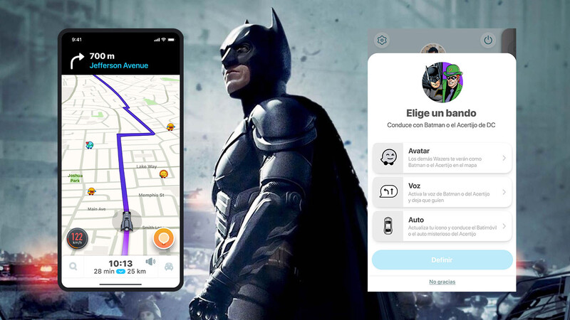 Batman y el Acertijo podrían ser tus copilotos en tu próximo viaje