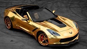 Rey Midas, ¿sos vos?: Este Chevrolet Corvette tiene su toque dorado