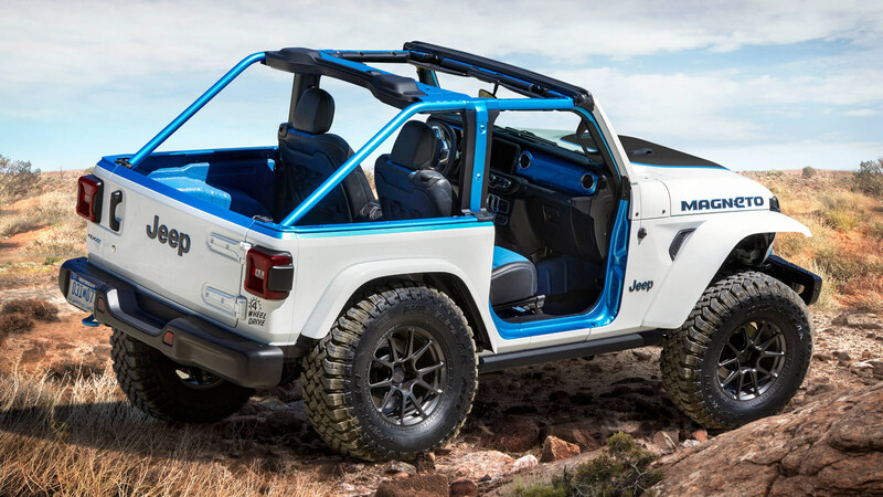 El Wrangler Magneto y los otros conceptuales que prepara Jeep para Moab