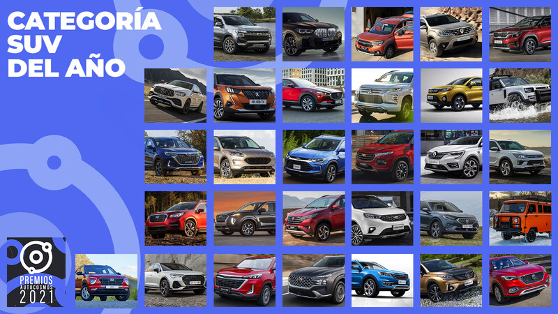 Premios Autocosmos: los candidatos al SUV de 2021