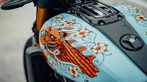 Esta Indian FTR 1200 es una pinturita