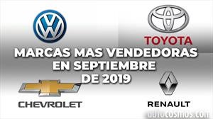 Top 10 Las marcas más vendedoras de Argentina en septiembre de 2019