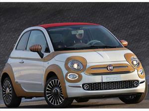 FIAT 500 con aplicaciones en cuero para caridad