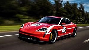 ¿Cómo ves al nuevo Taycan con decoraciones históricas de Porsche?