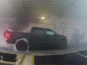Video: Ken Block quema caucho con la Ford F-150 Raptor