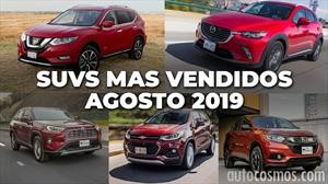Los 10 SUVs más vendidos en agosto 2019
