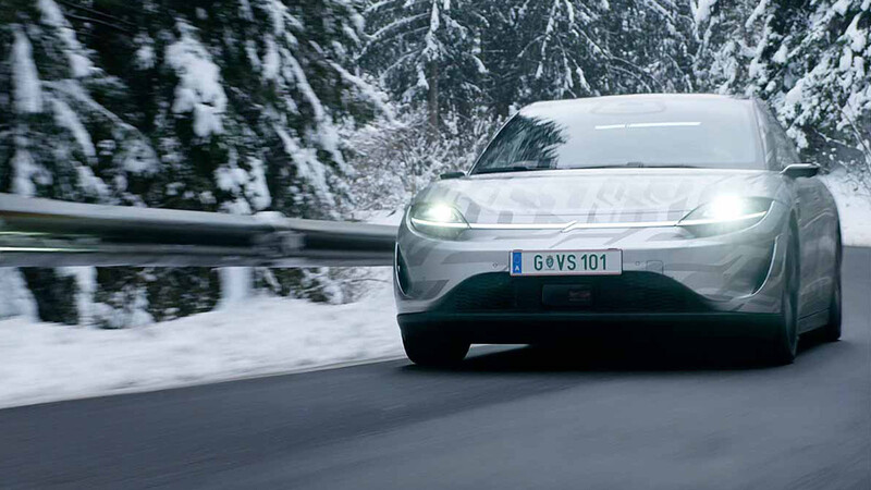 Vision-S, el primer auto eléctrico de Sony ya está en las calles