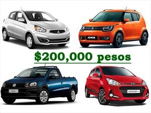 ¿Qué auto nuevo me compro con $200 mil pesos?