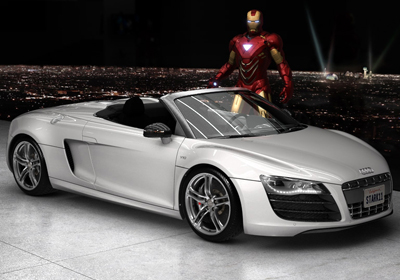 Audi R8 Spyder 2010 llega de la mano de Iron Man ll