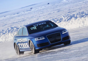 Neumáticos Nokian y el Audi RS6 imponen nuevo récord sobre hielo