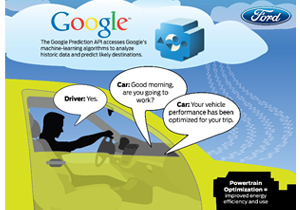 Ford y Google desarrollarán sistema que predice el manejo del usuario