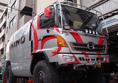 Team Hino en Dakar 2011
