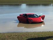 Lamborghini Gallardo con 2,000 hp pierde el control y termina en el agua