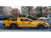 Taxi DeLorean de Volver al Futuro en Nueva York