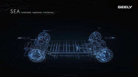 SEA, la nueva plataforma modular de Geely para autos eléctricos