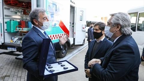 Toyota Argentina donó cuatro ambulancias al Estado