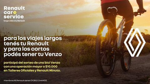 Ganate una bicicleta de la mano de Renault Argentina