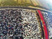 China vivió uno de los peores tráficos vehiculares del mundo  