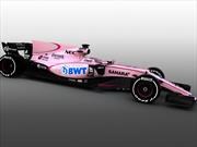 El nuevo auto de Checo Pérez es rosa