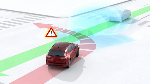 Ford desarrolló un completo sistema anti punto ciego