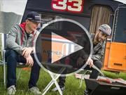 Video: Verstappen y Ricciardo se enfrentan en una carrera...de casas rodantes