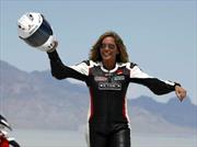 Valerie Thompson es la mujer más rápida del mundo en una motocicleta