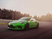 Porsche 911 GT3 RS 2018 a prueba ¡Una ágil lagartija verde que está suelta en la pista!