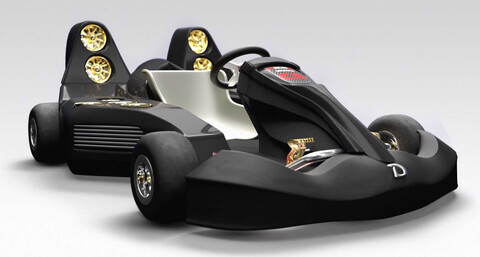 Chau hiperdeportivos, este karting eléctrico acelera de 0 a 100 km/h en 1s5