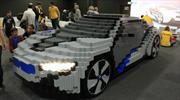 Réplica de BMW i8 Concept construido con piezas de Lego