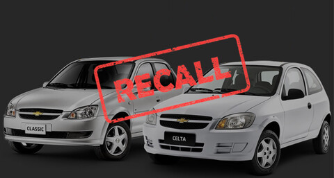 Recall para Chevrolet Classic y Celta
