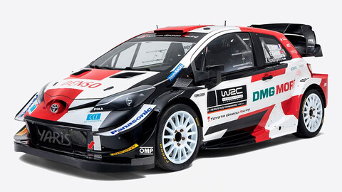 WRC 2021: Toyota presentó el Yaris