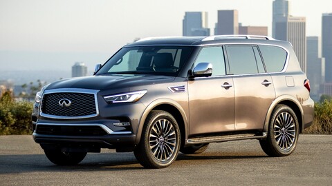 El Infiniti QX80 mejora su equipamiento interior
